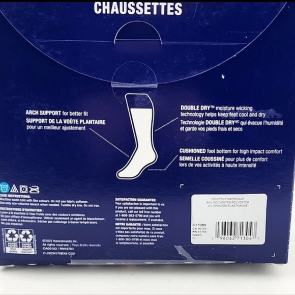 Champion Unisex 6 Pairs Sports Crew Socks Black Double Dry  Arch Support Cushion - Picture 4 of 8